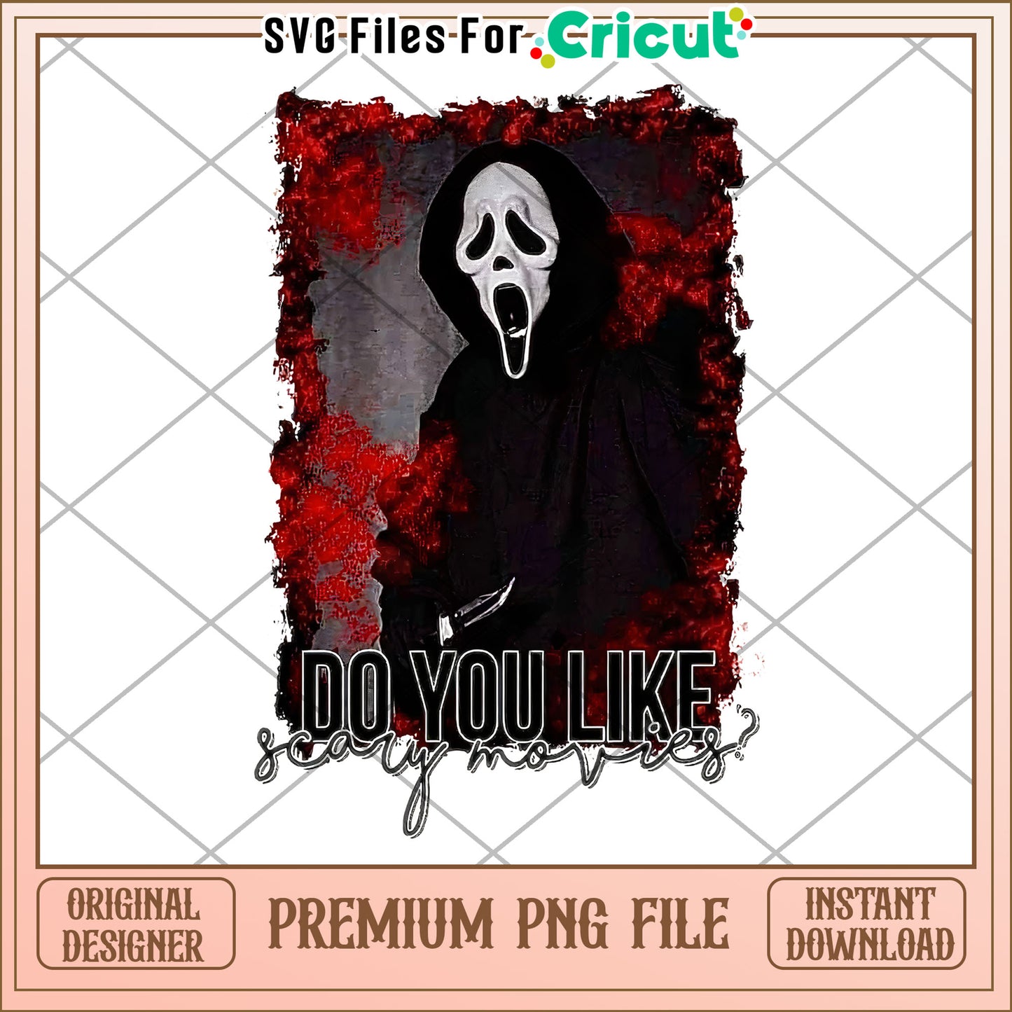 Do you like scary movie png, halloween​ design​ png, halloween costume​ png
