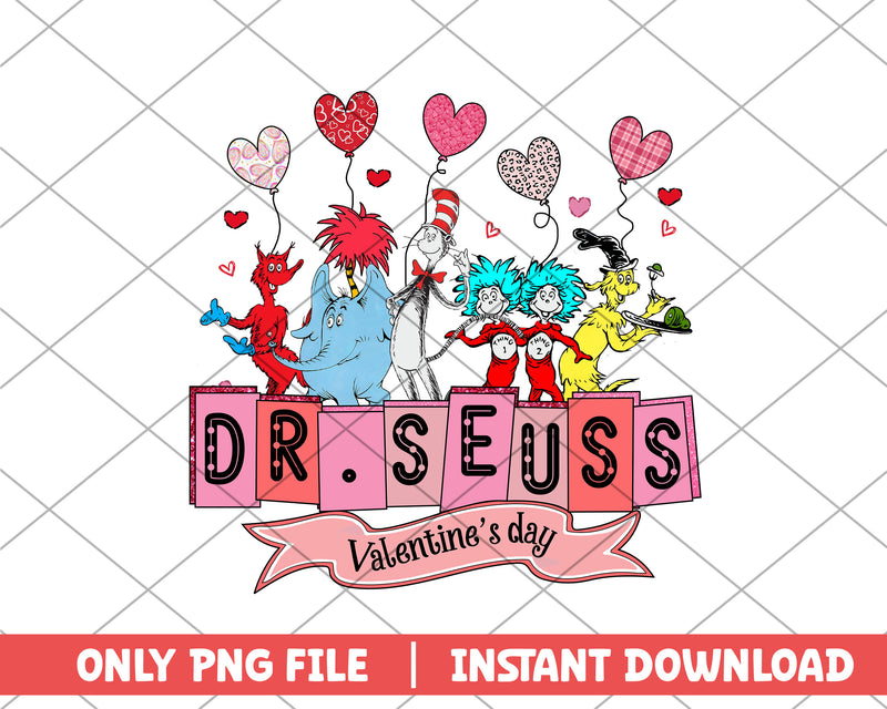 Dr.seuss valentine'day png – svg files for cricut