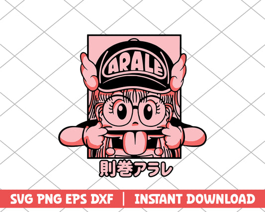 Dr.slump norimaki arale anime svg