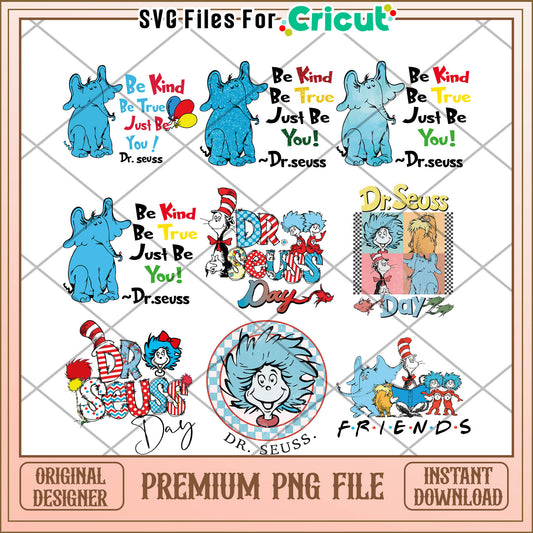 Dr Seuss Day Bundle Fun PNG Designs for Instant Use
