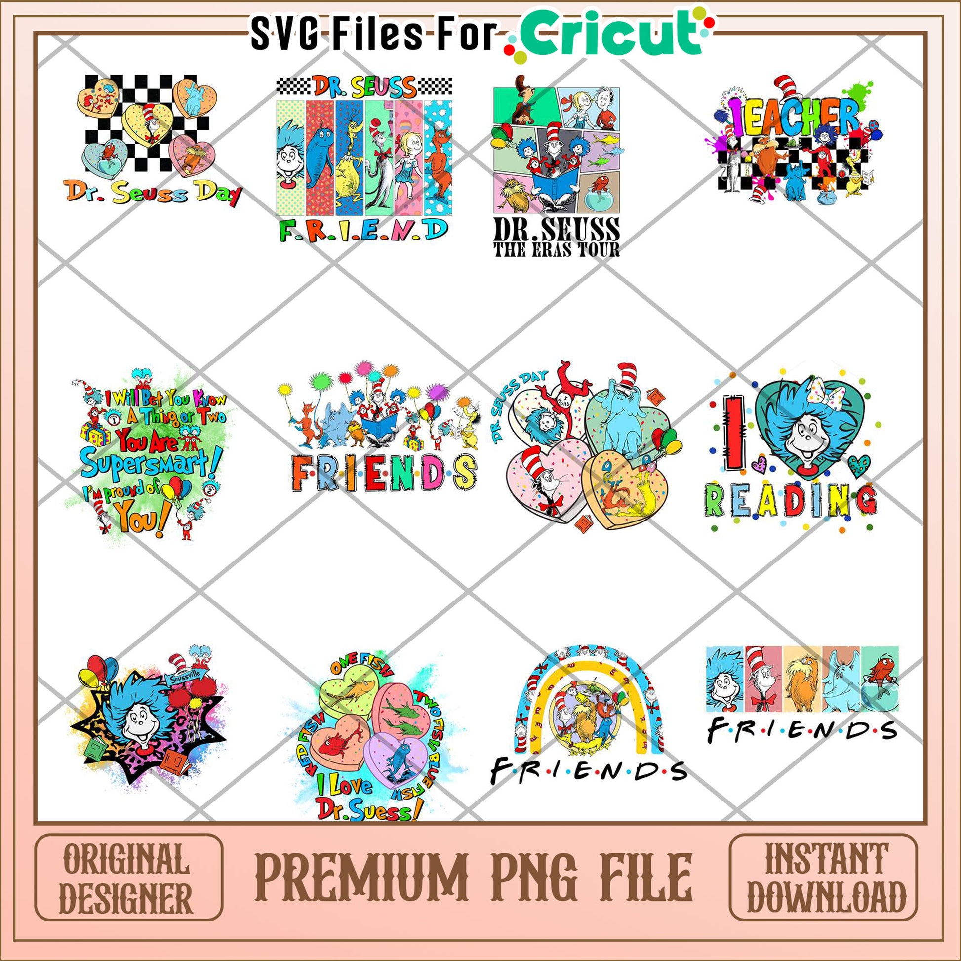 Dr Seuss Day Bundle PNG for Fun and Creative Projects