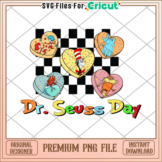 Dr Seuss Day PNG Download - Heart Design