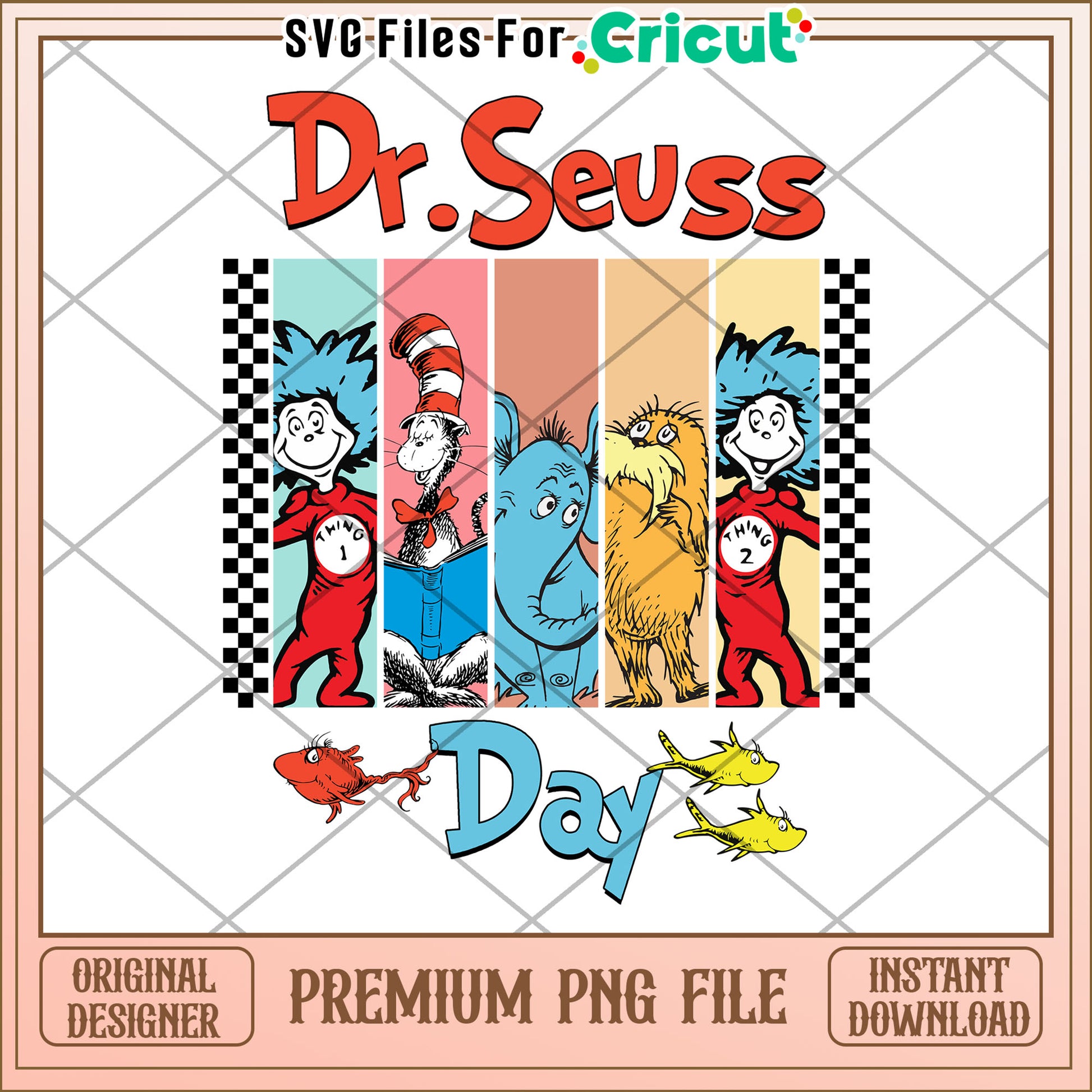 Dr Seuss Day PNG Graphic Download