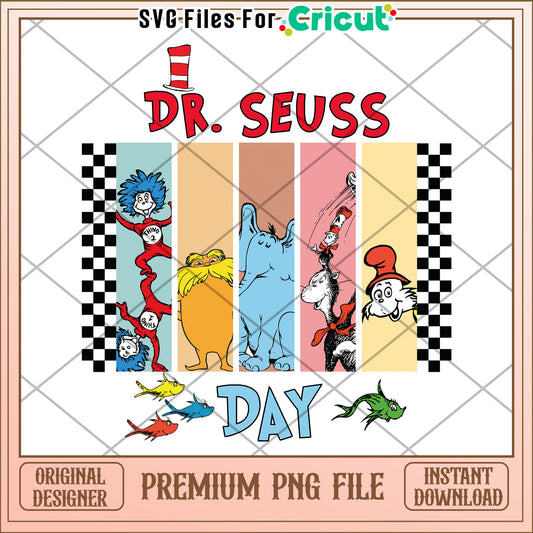 Dr Seuss Day PNG Image Instant Download