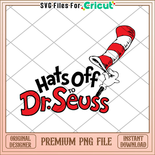 Dr Seuss Hats Off PNG Download