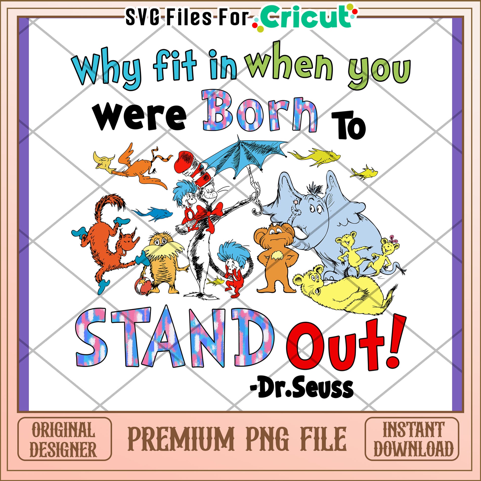 Dr Seuss Quote PNG Design for Unique Decor