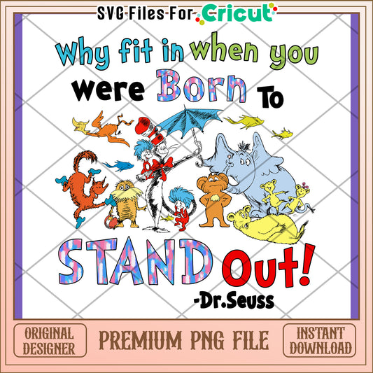 Dr Seuss Quote PNG Design for Unique Decor