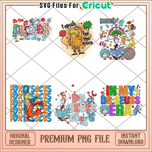 Dr Seuss Themed PNG Bundle for Creative Projects Download
