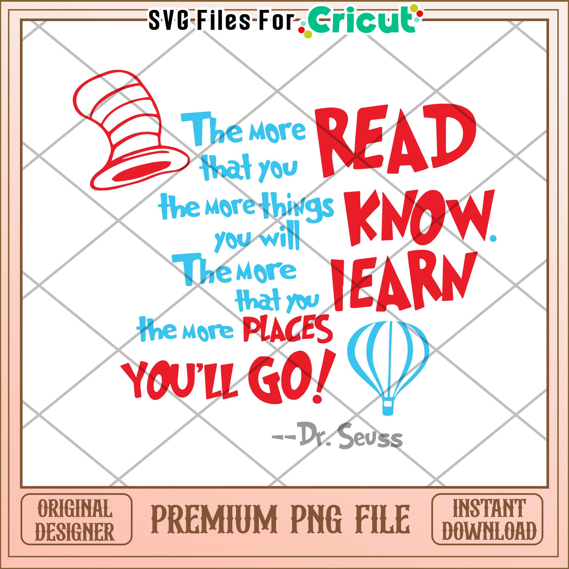 Dr Seuss Youll Go PNG Download