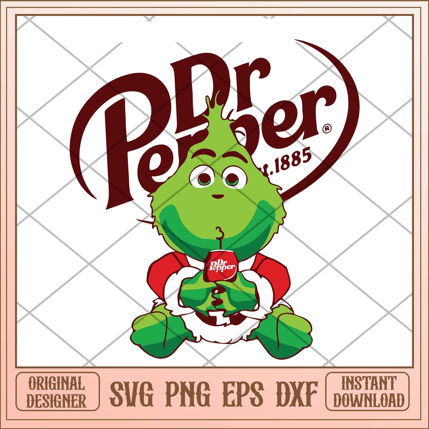 Dr Grinch Pepper svg, Chrismtas Grinch Dr Pepper art svg bundle