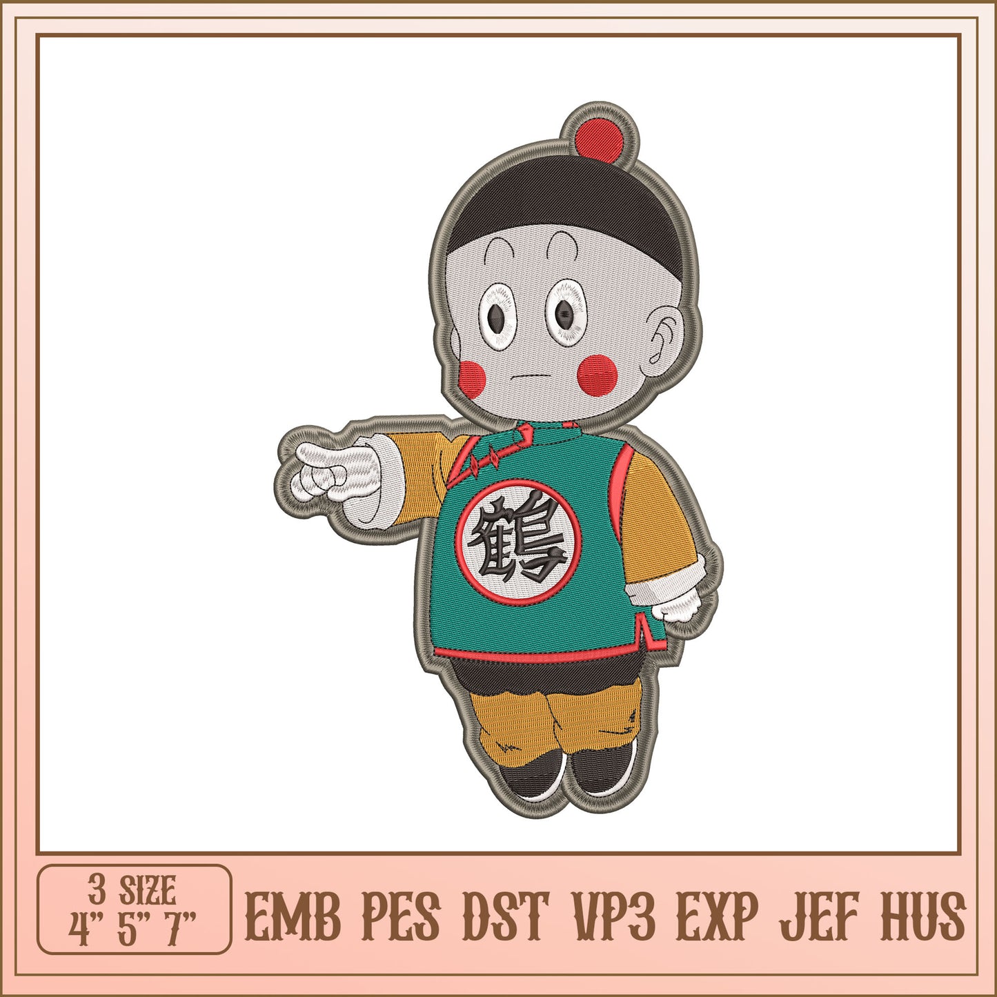 Dragon Ball Embroidery Design