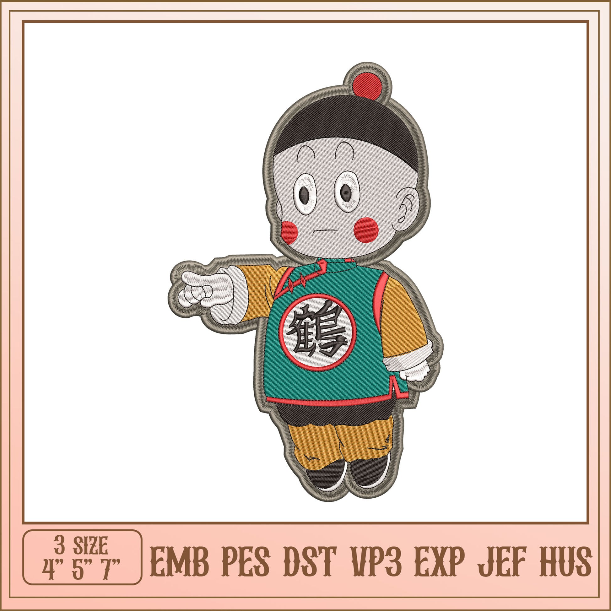 Dragon Ball Embroidery Design