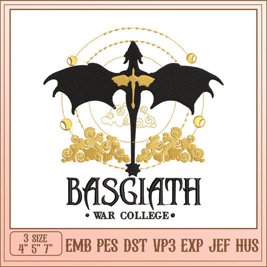 Dragon Embroidery Design - 3 Sizes