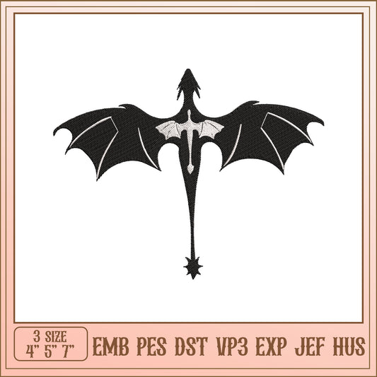 Dragon Embroidery Design - EMB PES DST