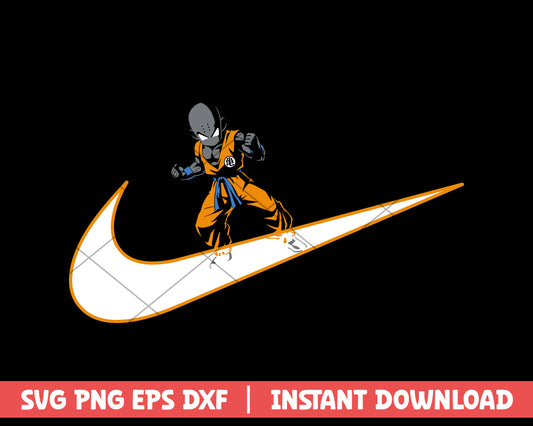 Dragon ball nike krillin anime svg