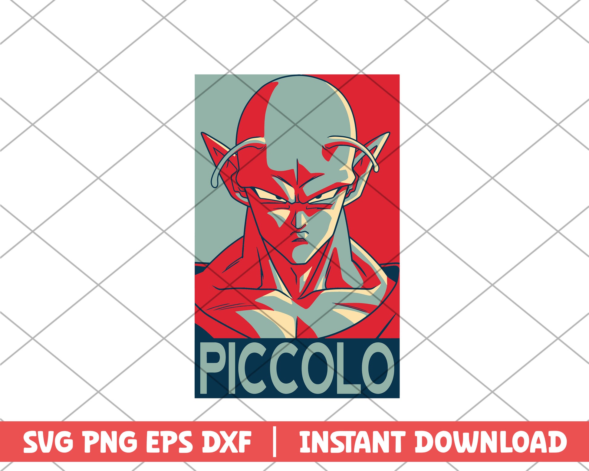 Dragon ball piccolo daimao anime svg