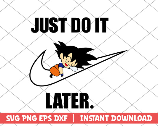 Dragon ball son goku nike anime svg