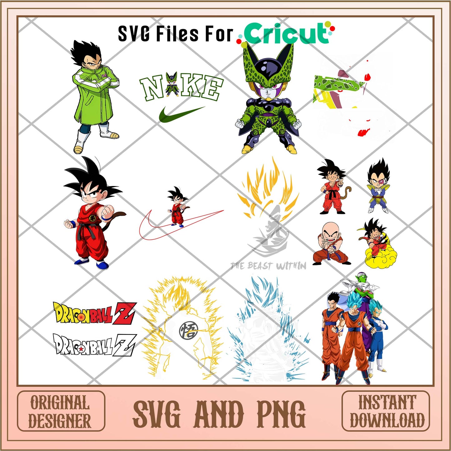 Dragon ball svg bundle, Green characters svg bundle - Svgfileforcricut
