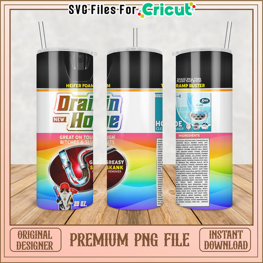 Drain Humor PNG Sublimation Design