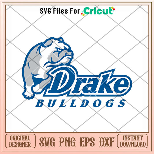 Drake Bulldogs Logo Svg, Drake Bulldogs Svg, NCAA Svg
