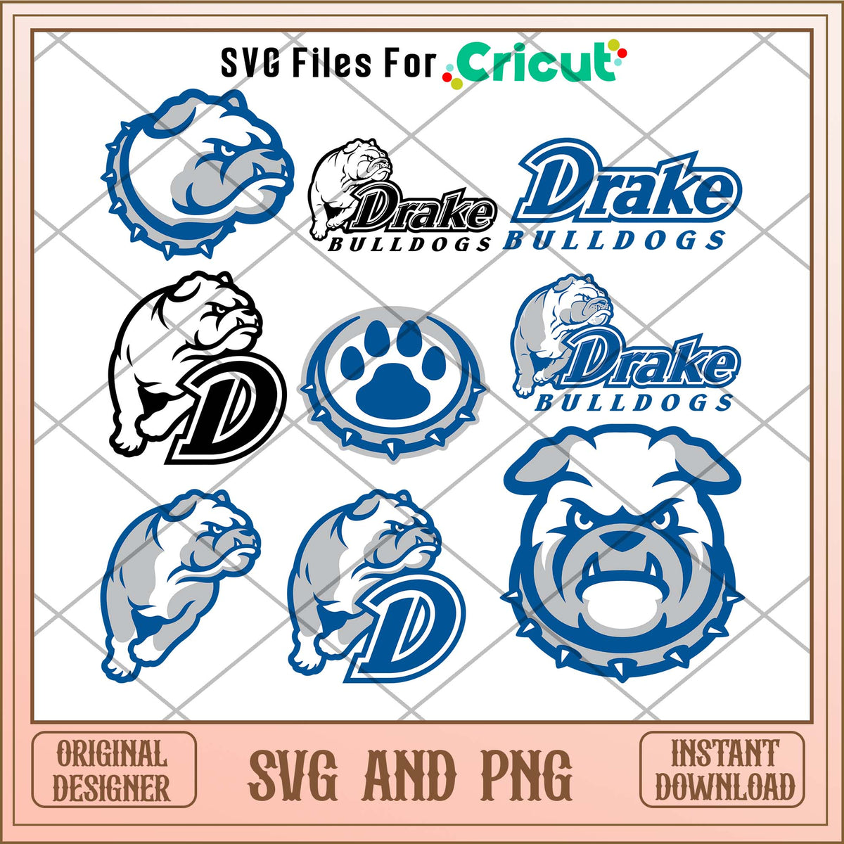 Drake Bulldogs svg, Drake Bulldogs svg bundle, NCAA svg – svg files for ...