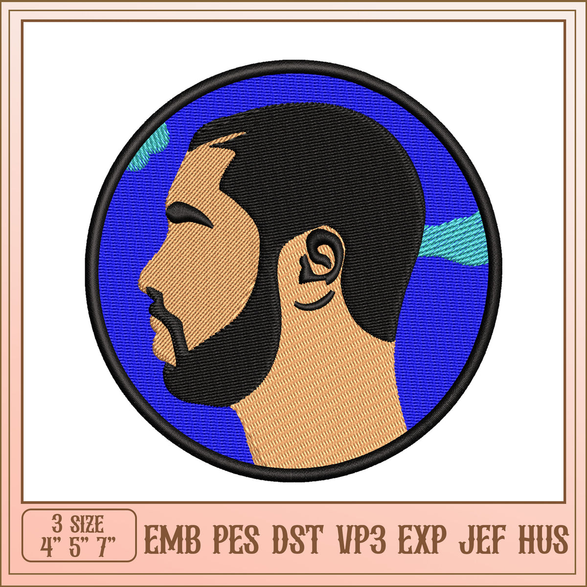 Drake Embroidery Design - 3 Sizes – svg files for cricut