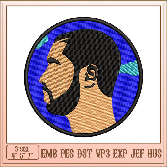 Drake Embroidery Design - 3 Sizes