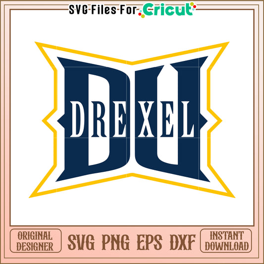 Drexel University Logo SVG File for Cricut, Perfect for Custom Projects