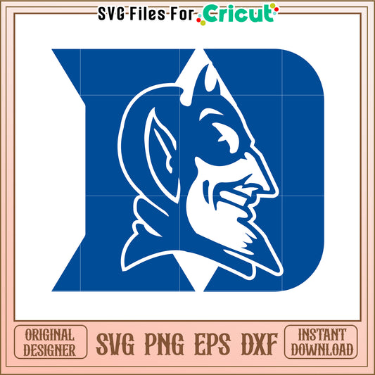 Duke Blue Devils SVG Design for Cricut, Perfect for Sports Enthusiasts