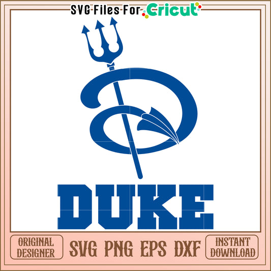 Duke University SVG Design for Cricut, Instant Download for Crafting Projects