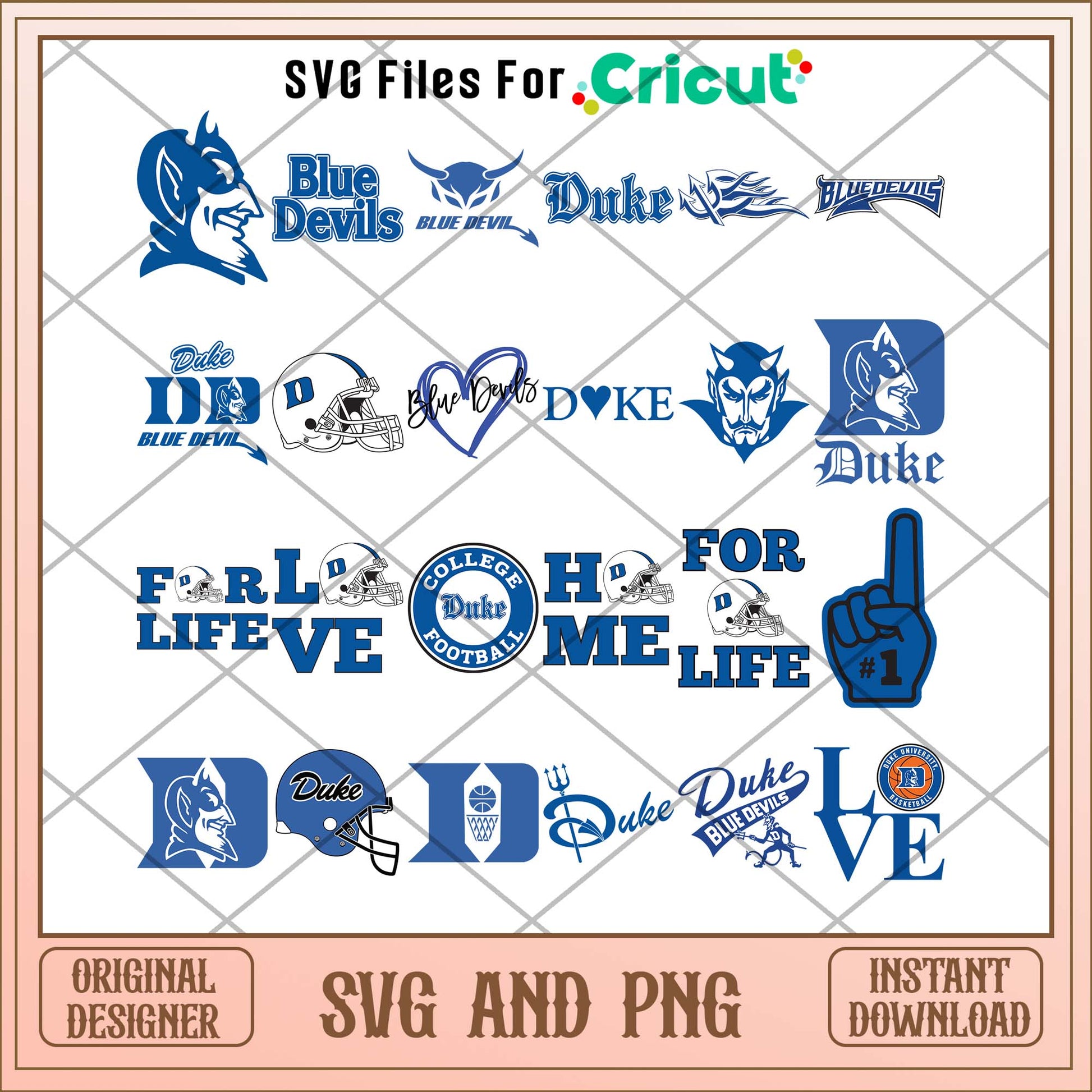 Duke bluedevil svg, Duke bluedevil svg bundle, NCAA svg