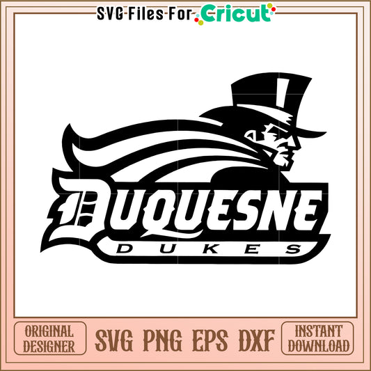 Duquesne Dukes SVG Design for Cricut, Download Unique Sports Graphics Today