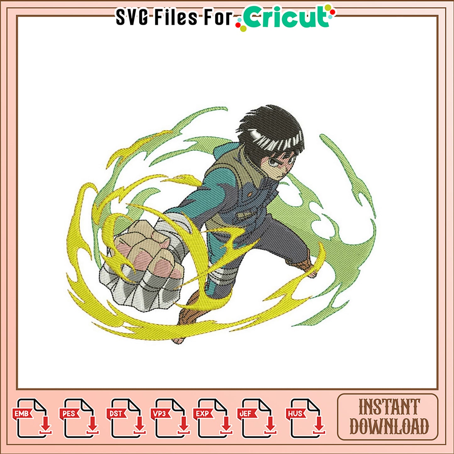 Dynamic Embroidery Design Superhero Action Scene Download