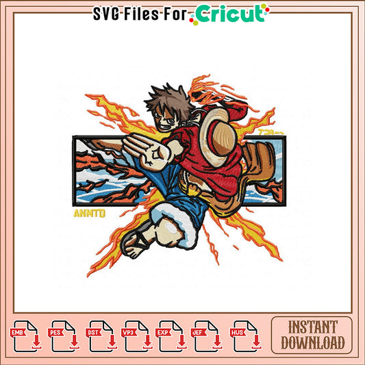 Dynamic Embroidery Design of Adventure Character Motion