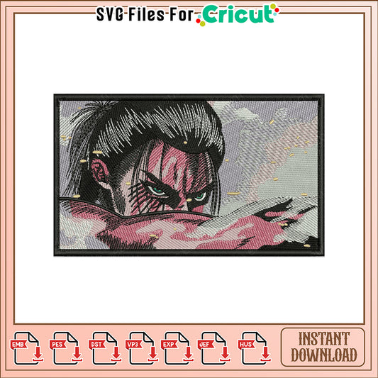 Dynamic Embroidery Design of Intense Character Attack