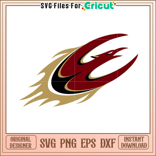 Dynamic Flame Design SVG File, Perfect for Cricut and DIY Projects