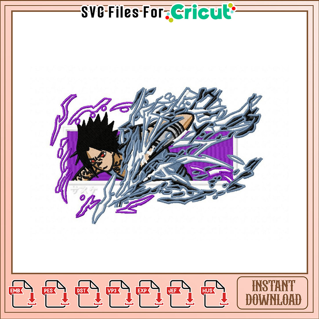 Dynamic Ninja Embroidery Design for Creative Projects – svg files for ...