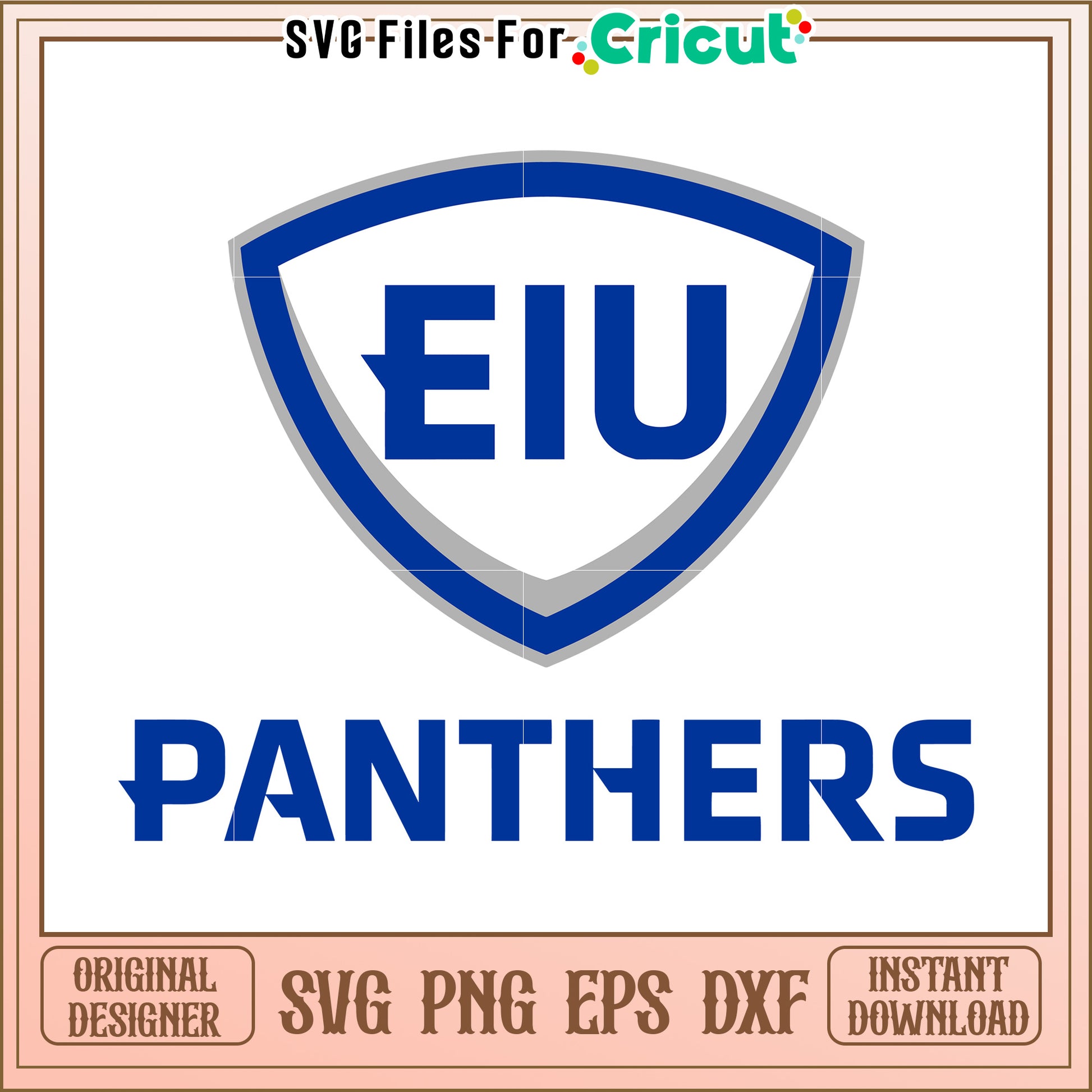 EIU Panthers SVG Design for Cricut, Perfect for Custom Sports Projects
