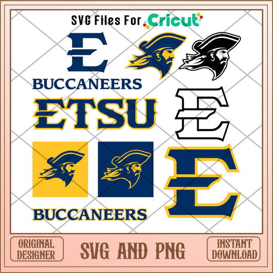 ETSU Buccaneers svg, ETSU Buccaneers svg bundle, NCAA svg 