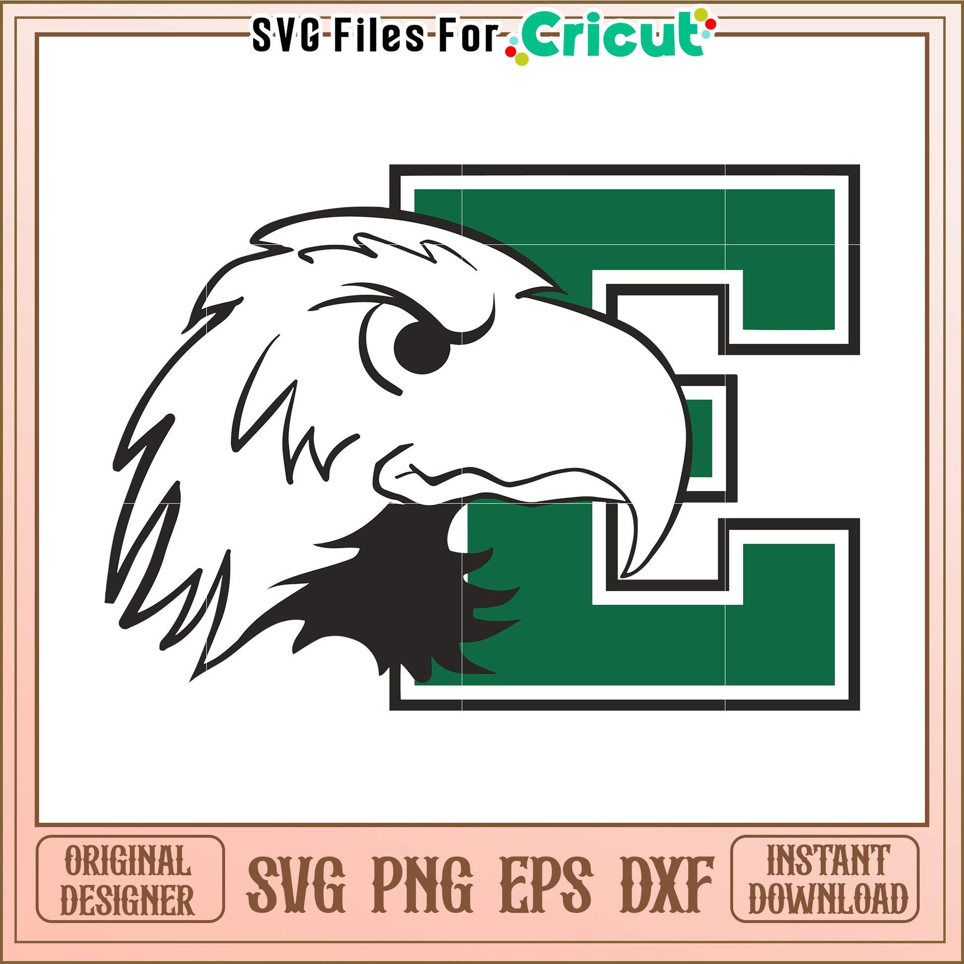 Eagle Head Logo Design for Cricut Users, Perfect for Custom Projects