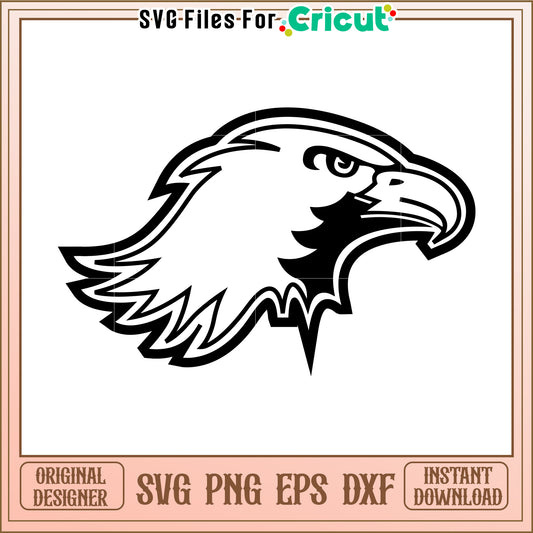 Eagle Head SVG Design for Cricut, Perfect for Craft Projects and Cut Files