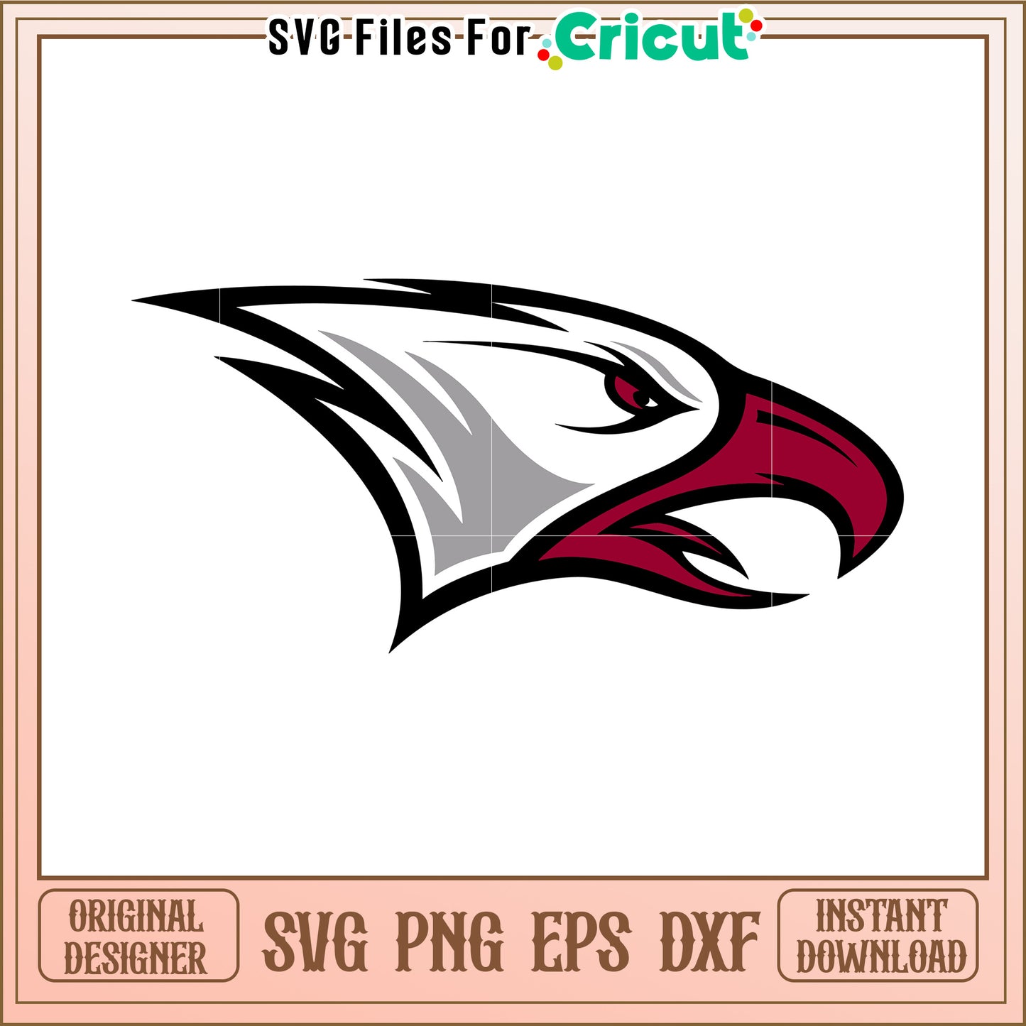 Eagle Head SVG Design for Cricut, Perfect for Crafts and DIY Projects