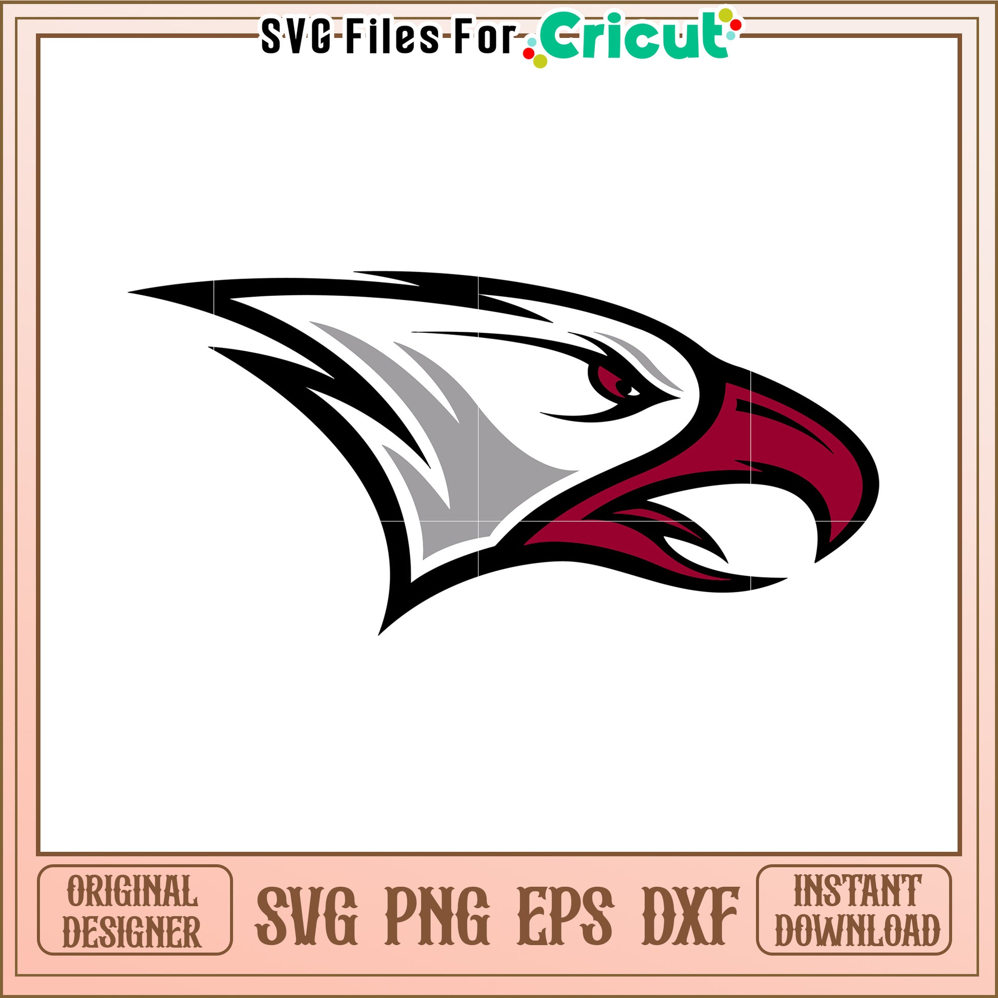 Eagle Head SVG Design for Cricut, Perfect for Crafts and DIY Projects