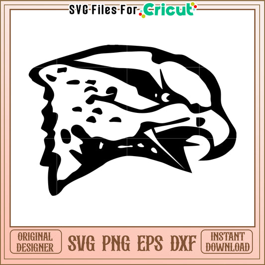 Eagle Head SVG Design for Cricut, Unique Instant Download Artwork File