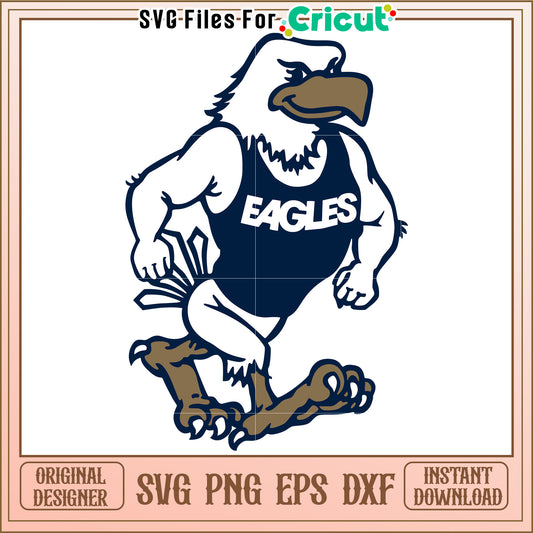 Eagle Mascot Design for Cricut, Perfect for Sports and Team Apparel