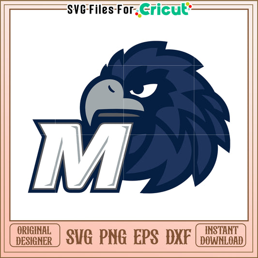 Eagle Mascot SVG Design for Cricut, Perfect for Custom Team Projects