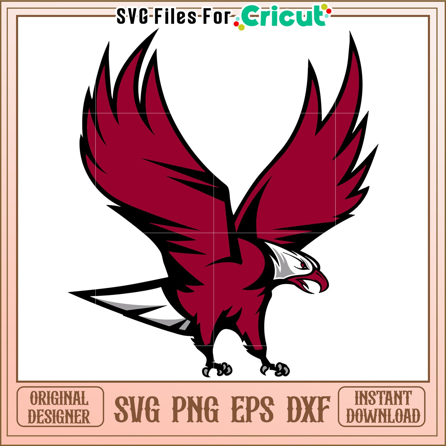 Eagle SVG Design for Cricut Projects, Instant Download for Crafting Needs