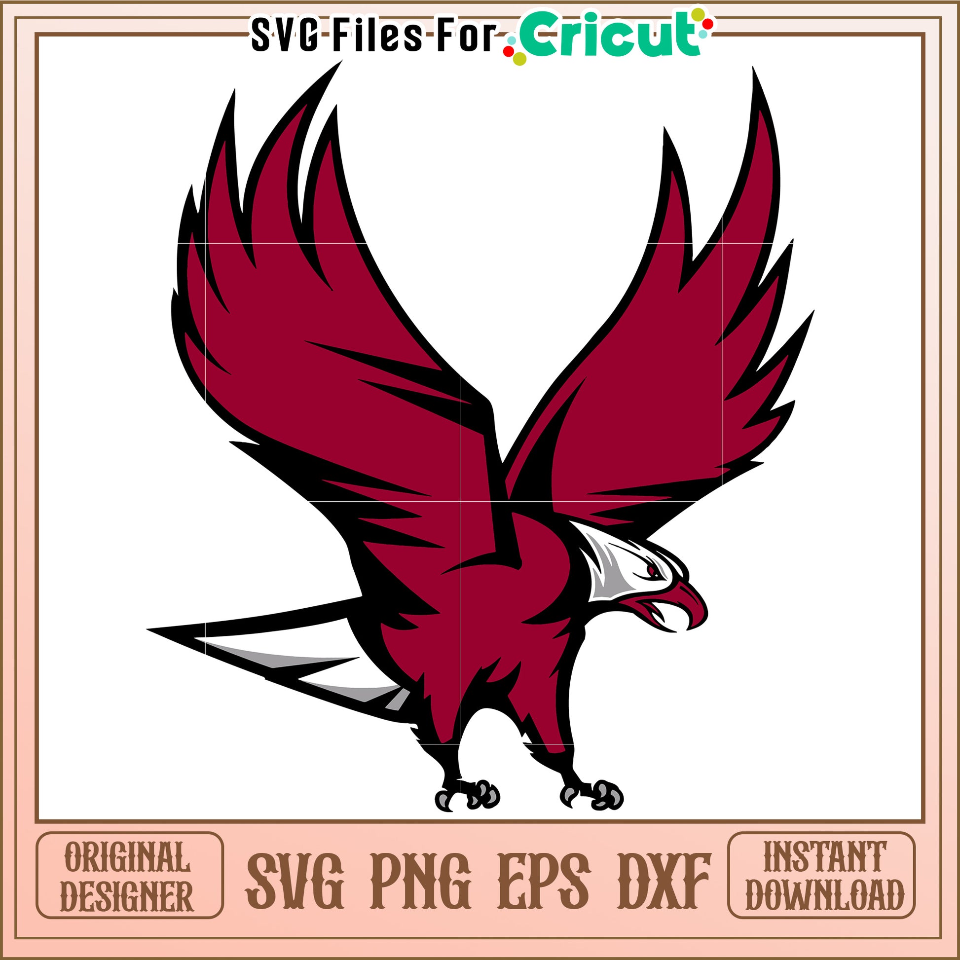 Eagle SVG Design for Cricut Projects, Instant Download for Crafting Needs