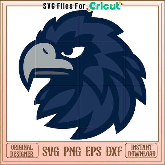 Eagle head SVG design for Cricut, perfect for custom crafts and projects