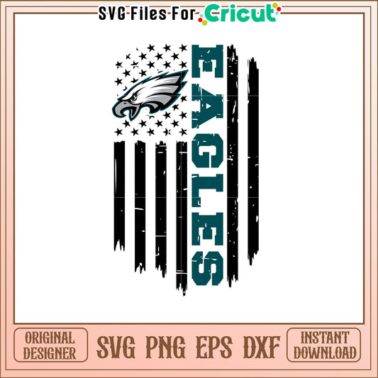 Eagles SVG Design Football Team